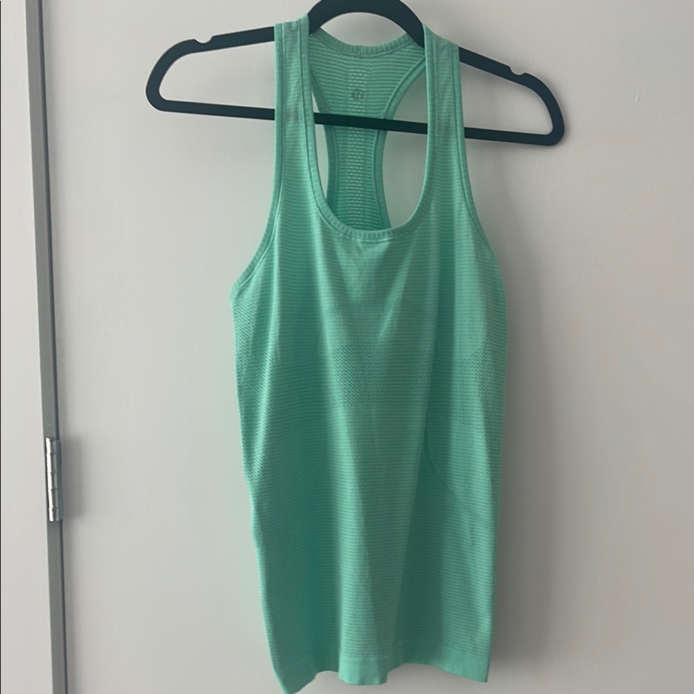 Lululemon Athletica Light Green Tank Top